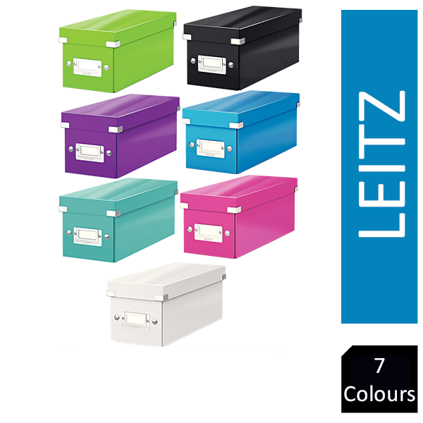 Leitz Click & Store Archive CD Box (Choose Colour) - GARDEN & PET SUPPLIES