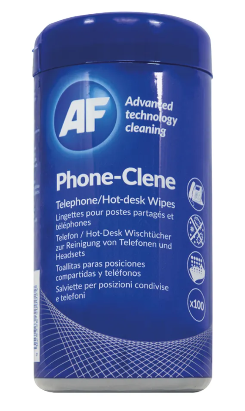 AF Phone-Clene Telephone Wipes Pack 100's