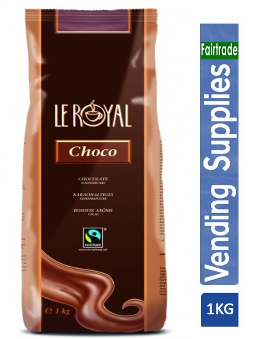 Le Royal Choco Fairtrade Vending Chocolate 1kg - UK BUSINESS SUPPLIES