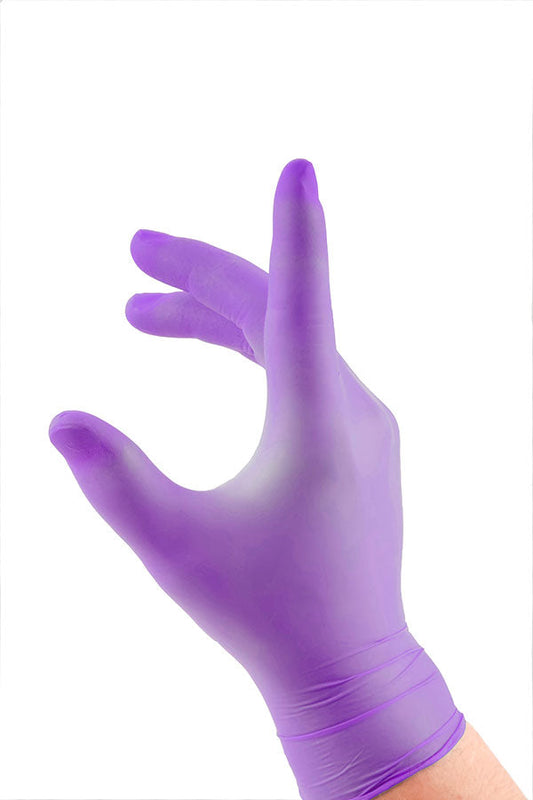 Beeswift 2000 Purple Powder Free Extra Large Nitrile Gloves (Pair)