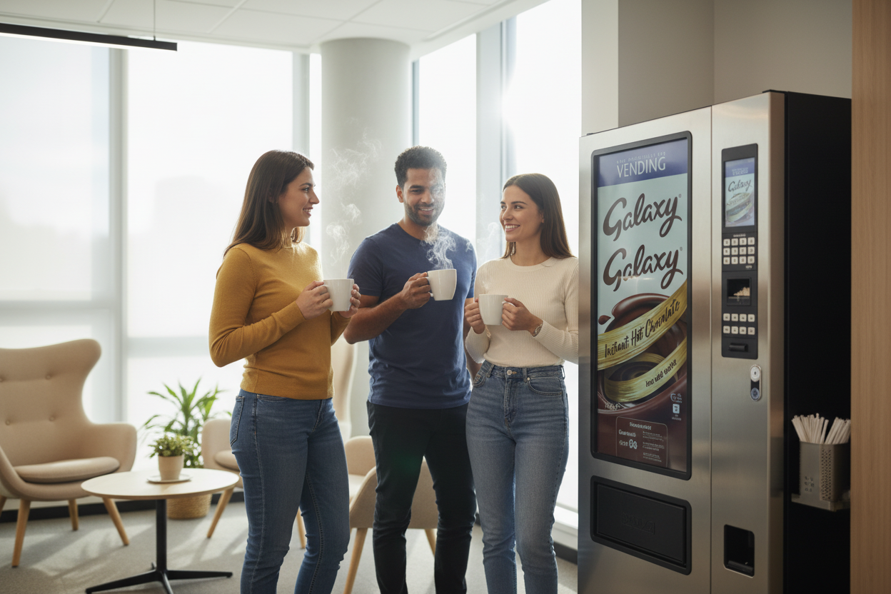 Galaxy 750g Drinking Chocolate suitable for Vending