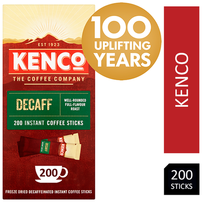 Kenco Decaffeinated Instant Coffee Box of 200 Sticks - UK BUSINESS SUPPLIES