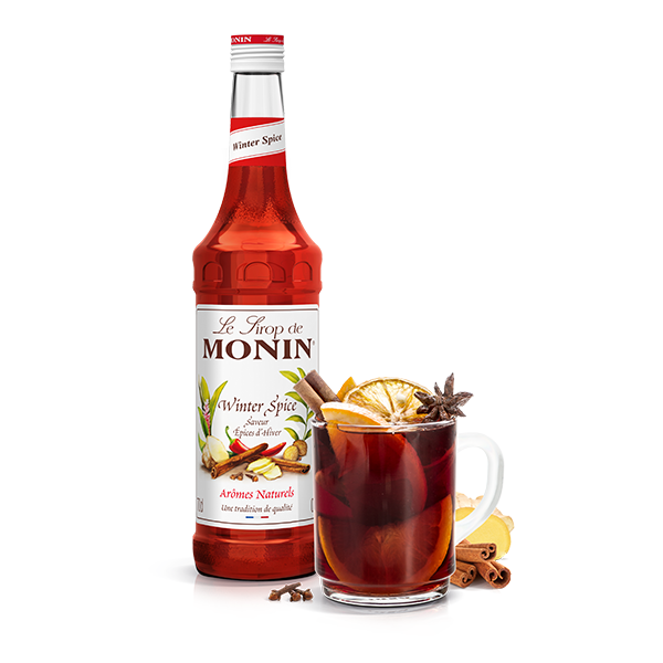 Monin Winter Spice Coffee Syrup 700ml (Glass Bottle)