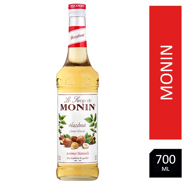 MONIN Hazelnut Cocktail Syrup 700ml (Glass Bottle)