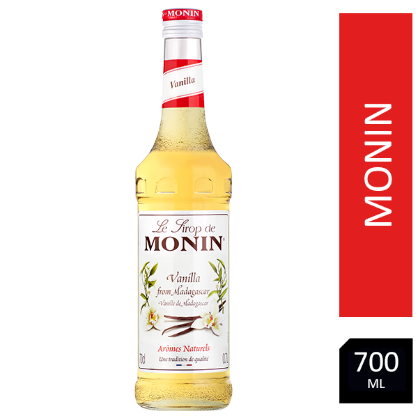 MONIN Vanilla Cocktail Syrup 700ml (Glass Bottle)