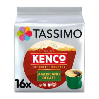 Tassimo Kenco Decaffeinated Coffee Pods (Pack of 16) 4041303