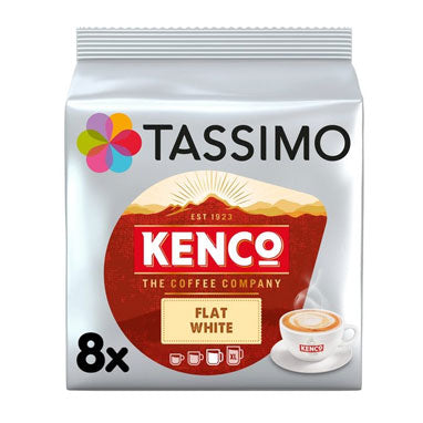 Tassimo Kenco Flat White Pods (Pack of 8) 4051498