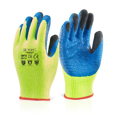 Beeswift Latex Thermo-Star Fully Dipped Yellow Gloves All Sizes (Pair)