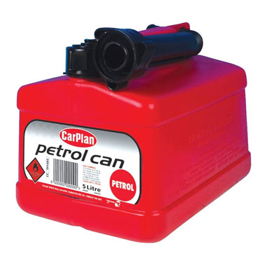 CarPlan High Quality Tetracan Red Petrol Can 5 Litre