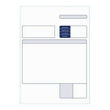 Sage (SE80S) Compatible A4 Invoice Forms 1-Part Pack 500's