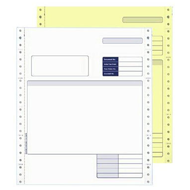 Sage (SAGSC02) Compatible 2 Part Dot Matrix Invoices Pack 1000's
