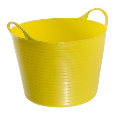 Red Gorilla {Tubtrug}Yellow Small Garden Janitorial Tub 14 Litre