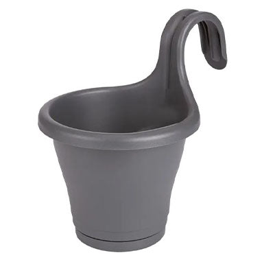 Elho Corsica Easy Hanger Single Grey Planter