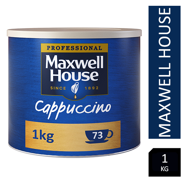 Maxwell House Cappuccino Instant Coffee 1kg Tin