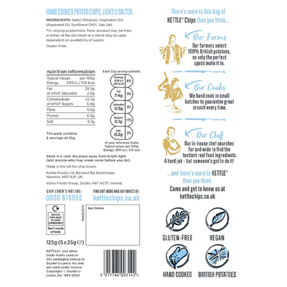 Kettle Hand Cooked Crisps Variety Box 48's