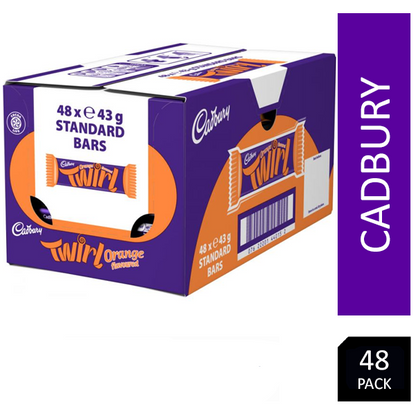 Cadbury Twirl Orange Chocolate Bar 48x43g