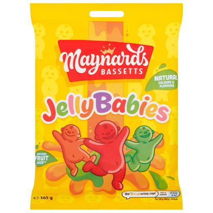 Maynards Bassetts Jelly Babies Sweets Bag 165g - UK BUSINESS SUPPLIES