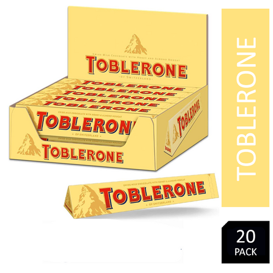 Toblerone Milk Chocolate Bar 20x100g