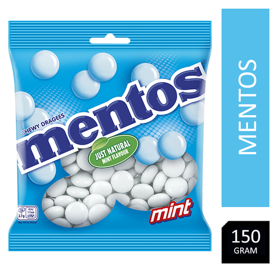 Mentos Mint Sweets Bag 150g