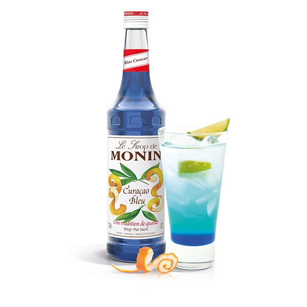 MONIN Blue Curacao Cocktail Syrup 700ml (Glass Bottle)