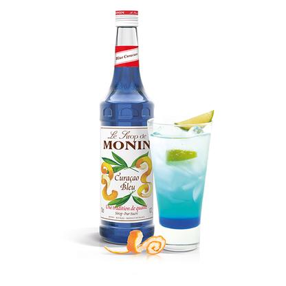 MONIN Blue Curacao Cocktail Syrup 700ml (Glass Bottle)