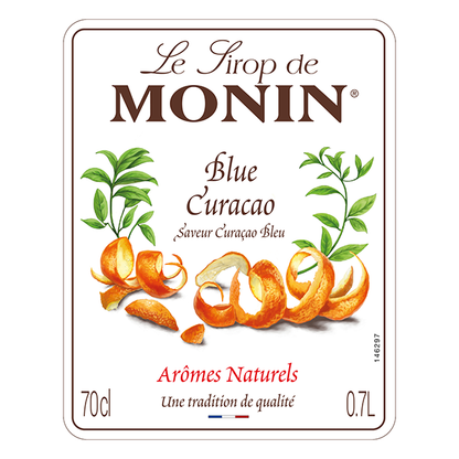 MONIN Blue Curacao Cocktail Syrup 700ml (Glass Bottle)