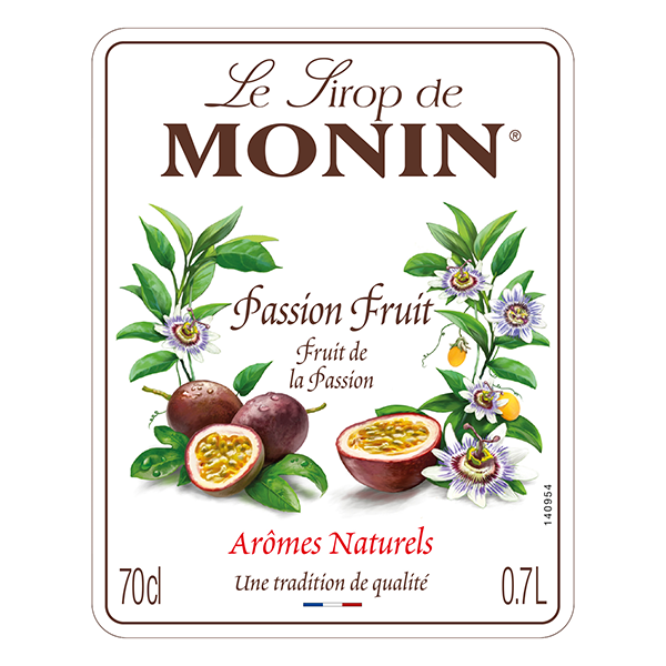 MONIN Passion Fruit Cocktail Syrup 700ml (Glass)