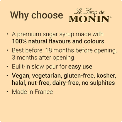 MONIN Passion Fruit Cocktail Syrup 700ml (Glass)