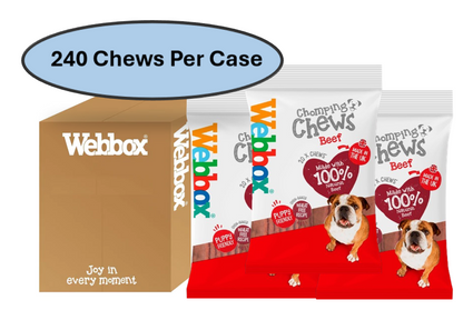 Webbox Prime Chomping Chews Beef 200g