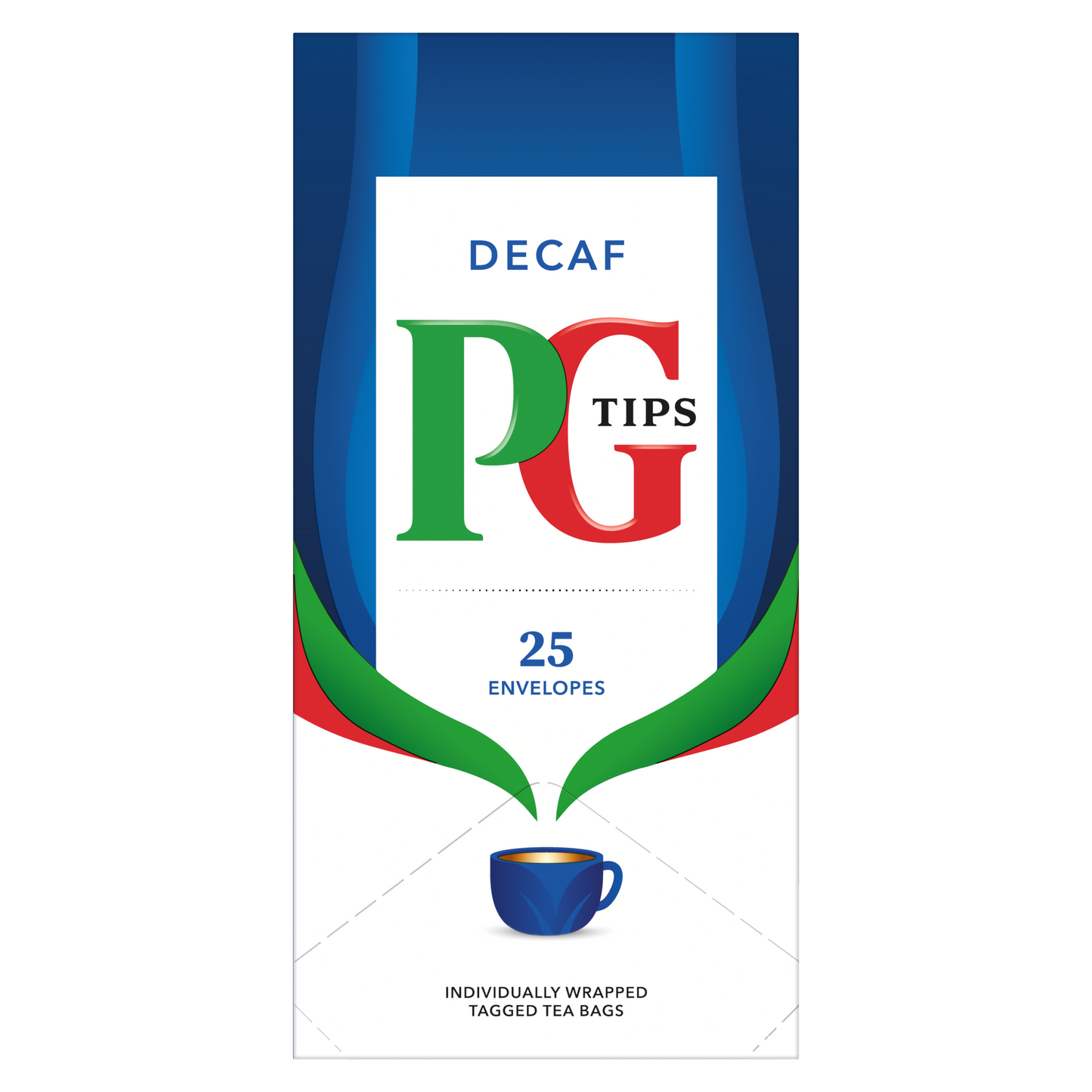 PG Tips Decaf 25s envelopes