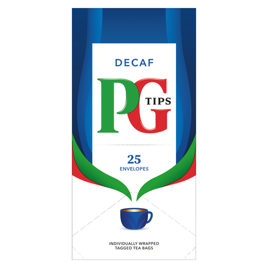 PG Tips Decaf 25s envelopes