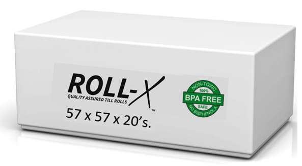 Thermal Till Rolls BPA FREE by Roll-X (Size 57x57)