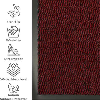 Fixtures Barrier Doorway Door Floor Mat 120cm x 180cm Red