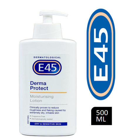 E45 Dermatological Moisturising Body/Hand Lotion for Dry Skin, 500ml
