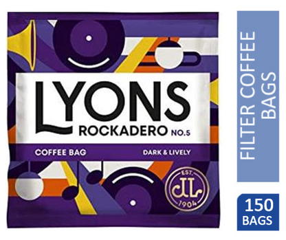 Lyons Rockadero Dark Roast Coffee Bags 150's