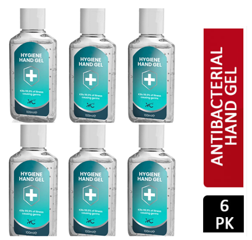 Vector Antibacterial Hand Sanitising Gel 6 x 100ml