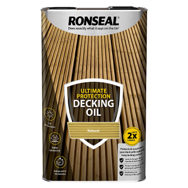 Ronseal Ultimate Decking Oil Natural 5 Litre
