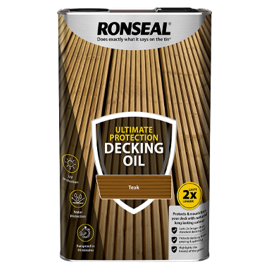 Ronseal Ultimate Decking Oil Teak 5 Litre