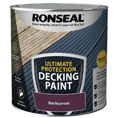Ronseal Ultimate Decking Paint Blackcurrant 2.5 Litre