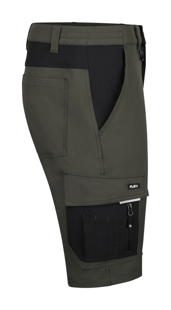 Flex Workwear Shorts Two-Tone Bg/Bl ALL SIZES