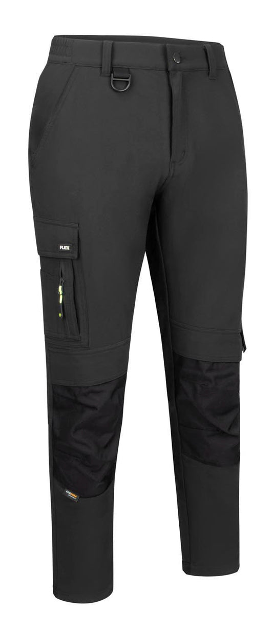 Flex Womens Combat Pocket Trousers Black ALL SIZES