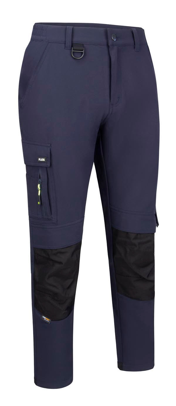 Flex Womens Combat Pocket Trousers Navy ALL SIZES