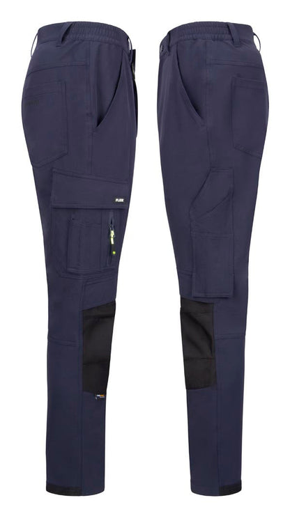 Flex Womens Combat Pocket Trousers Navy ALL SIZES