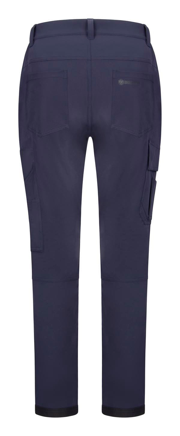 Flex Womens Combat Pocket Trousers Navy ALL SIZES