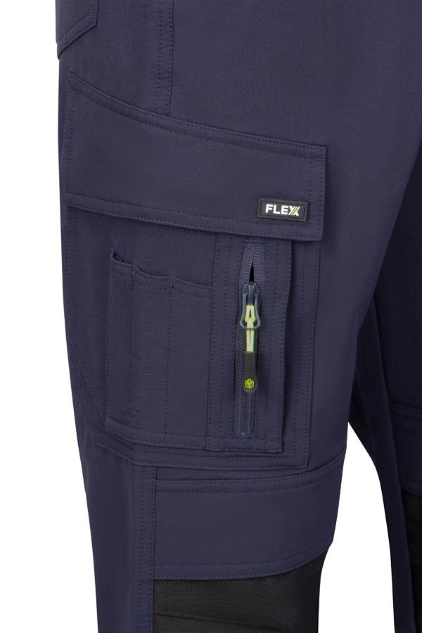 Flex Womens Combat Pocket Trousers Navy ALL SIZES