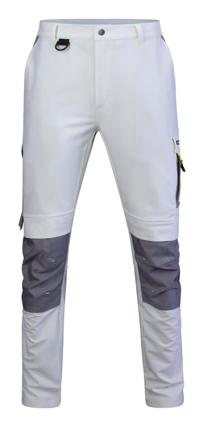 Flex Workwear Trouser  Two-Tone Wh Gy 28R