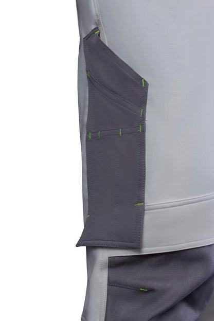 Flex Workwear Trouser  Two-Tone Wh Gy 28R