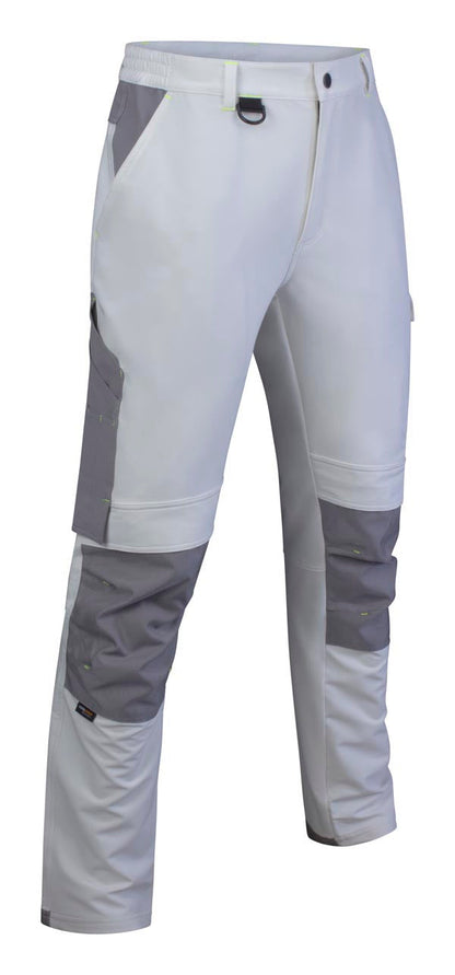 Flex Workwear Trouser  Two-Tone Wh Gy 28R
