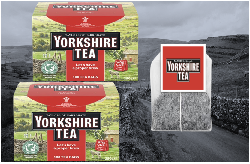 Yorkshire Tea String and Tag Tea Bags (Pack of 100)