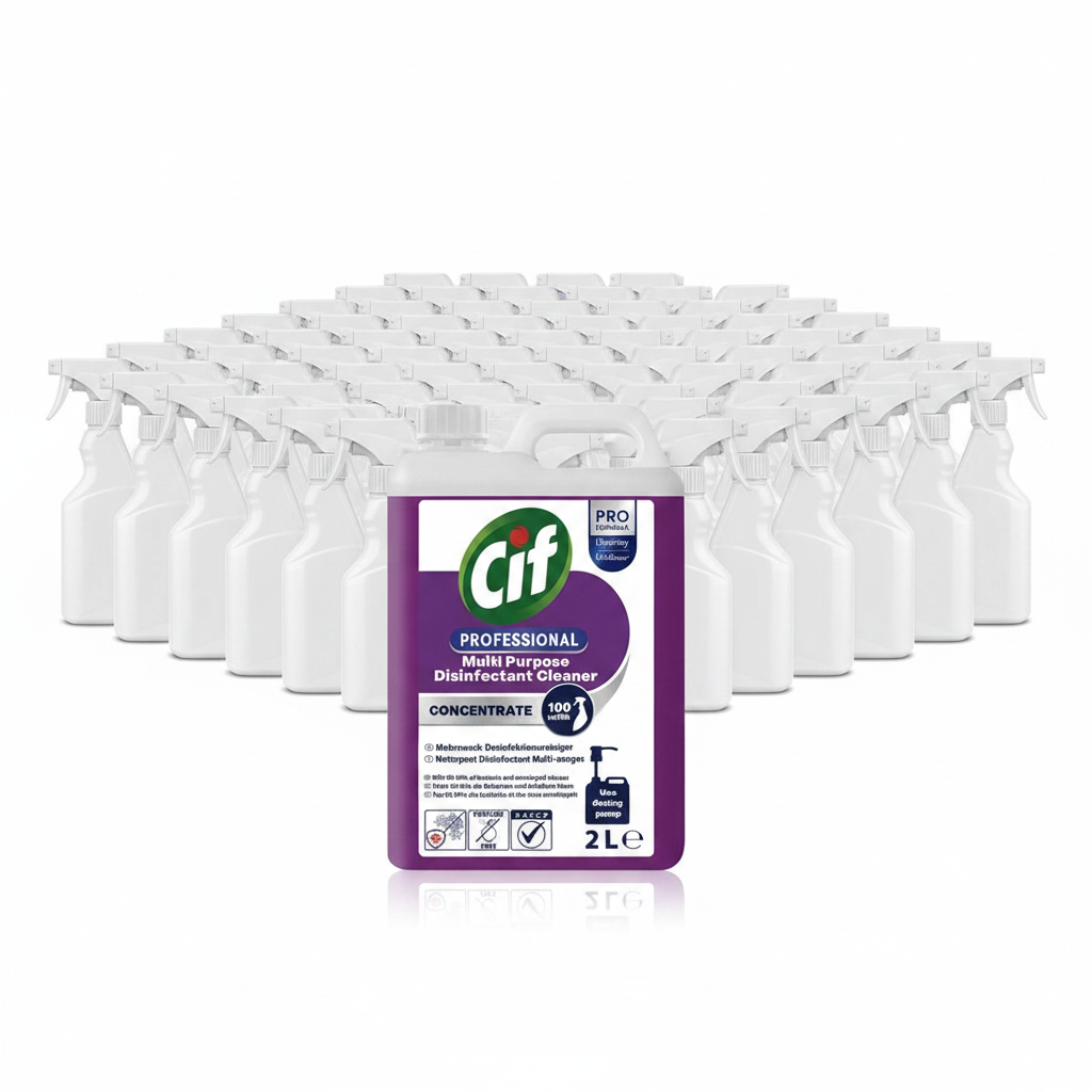 CIF Pro Formula Multi Purpose Disinfectant Cleaner CONCENTRATE 2 Litre (100 refills)